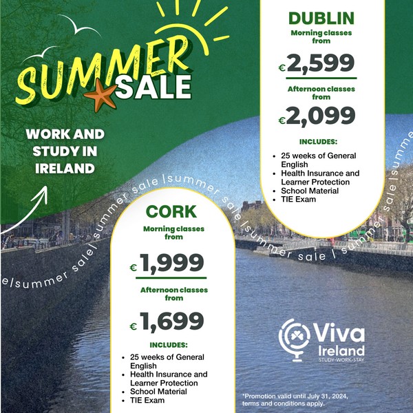 English courses in Ireland at the best price | Viva Ireland